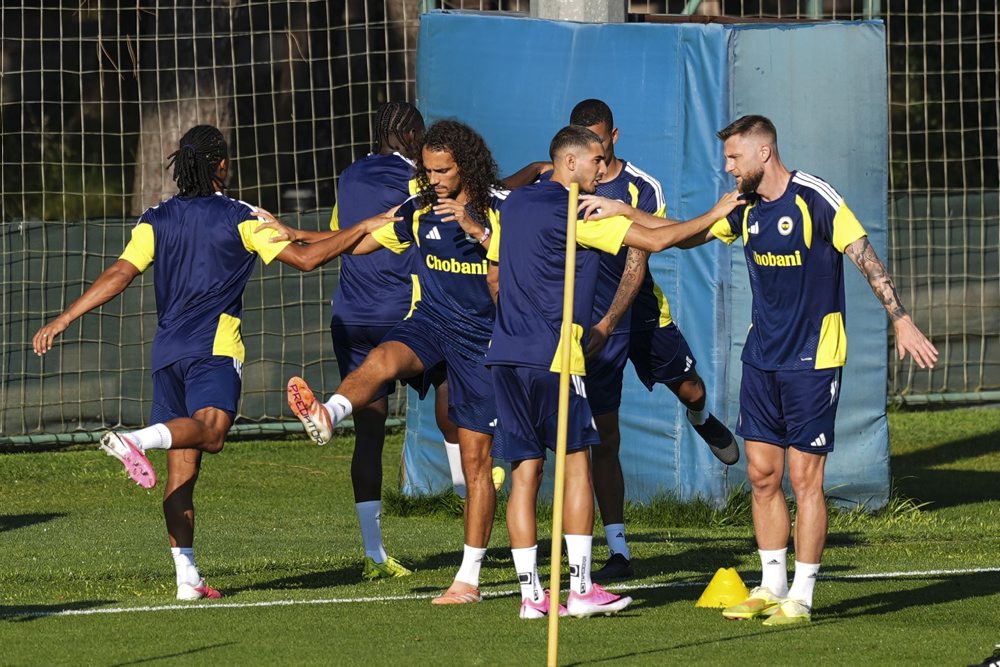 Tréning Fenerbahce istanbul pred úvodným duelom 2. predkola Ligy majstrov proti Górniku Zabrze