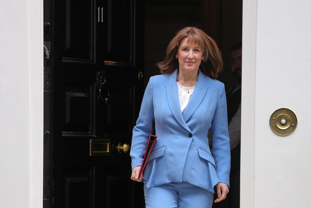 Britská ministerka financií na Downing Street