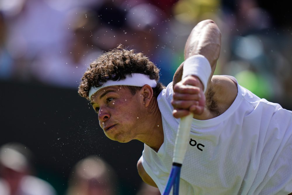 1. kolo vo Wimbledone: Ben Shelton - Otto Virtanen 