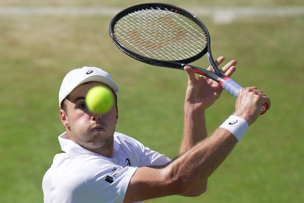 3. kolo vo Wimbledone: Arthur Fery (V.Brit) - Zizou Bergs (Belg.)