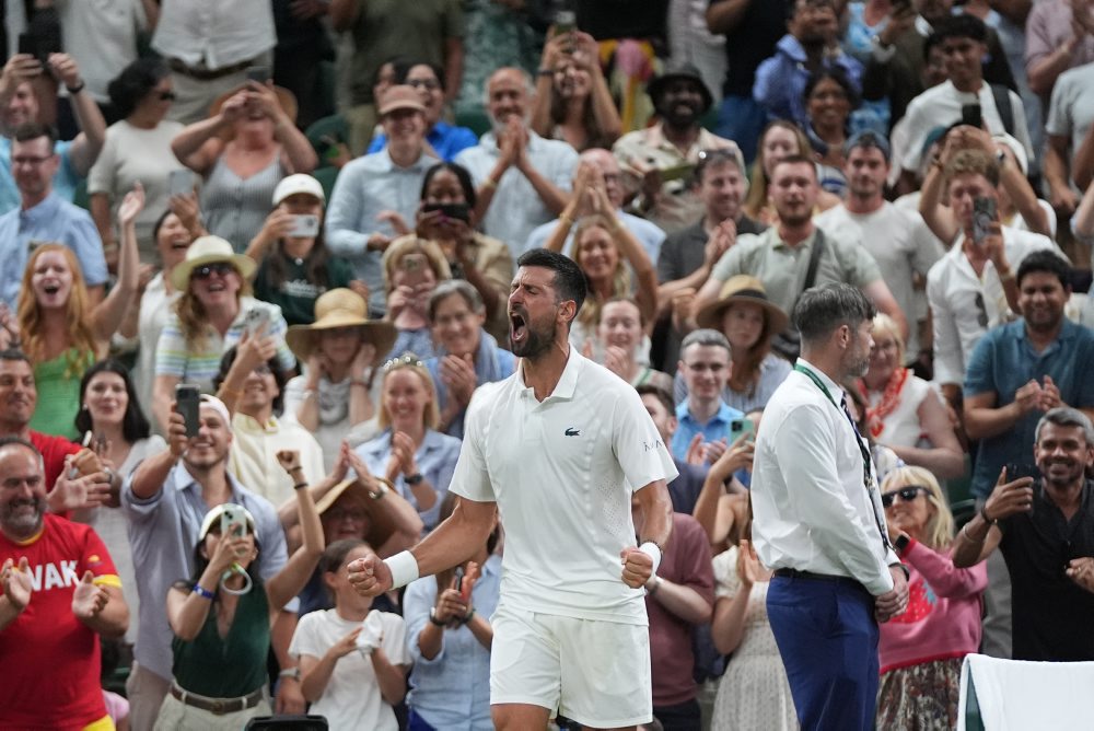 Štvrťfinále vo Wimbledone : Novak Djokovič (Srb.-7) - Felix Auger-Aliassime (Kan.)
