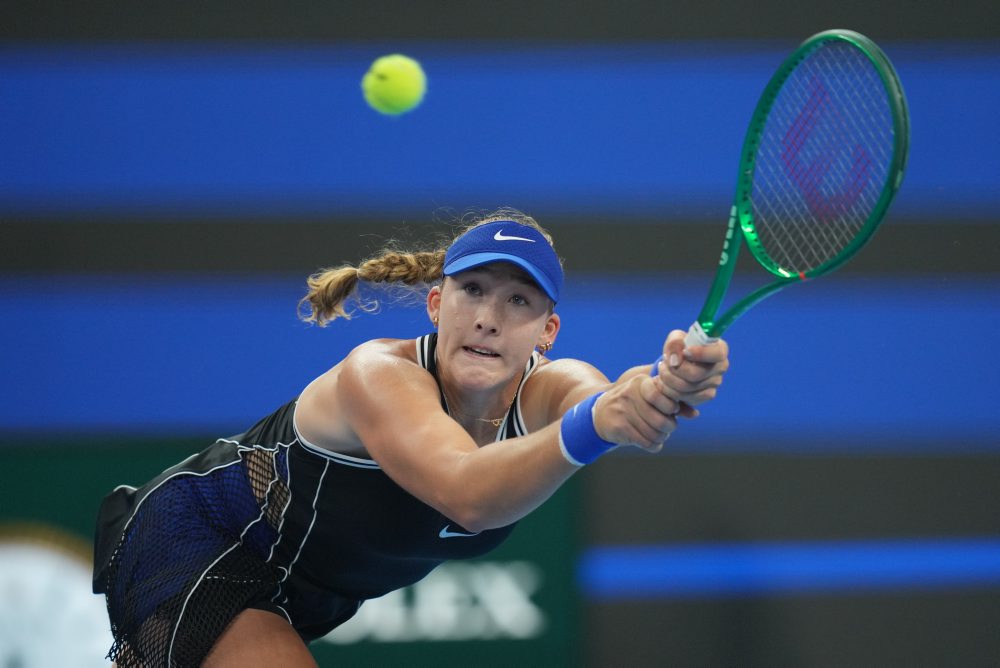 Štvrťfinále ženskej dvojhry v Pekingu: Mirra Andrejevová - Jekaterina Alexandrovová 