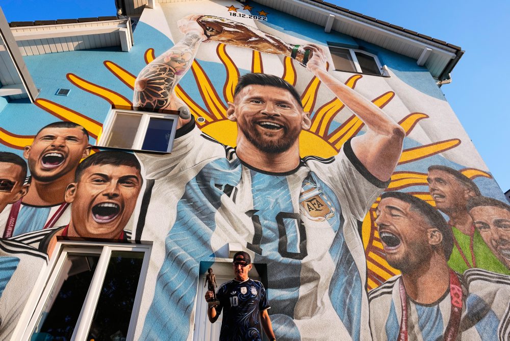 Fanúšik Argentíny v českej dedine Bukovka