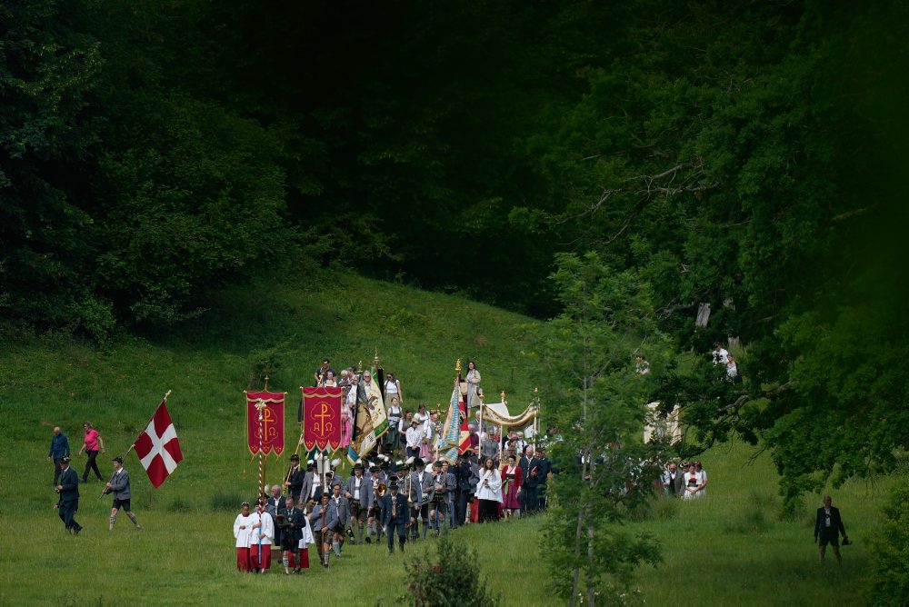 Procesia pri príležitosti sviatku Božieho tela 