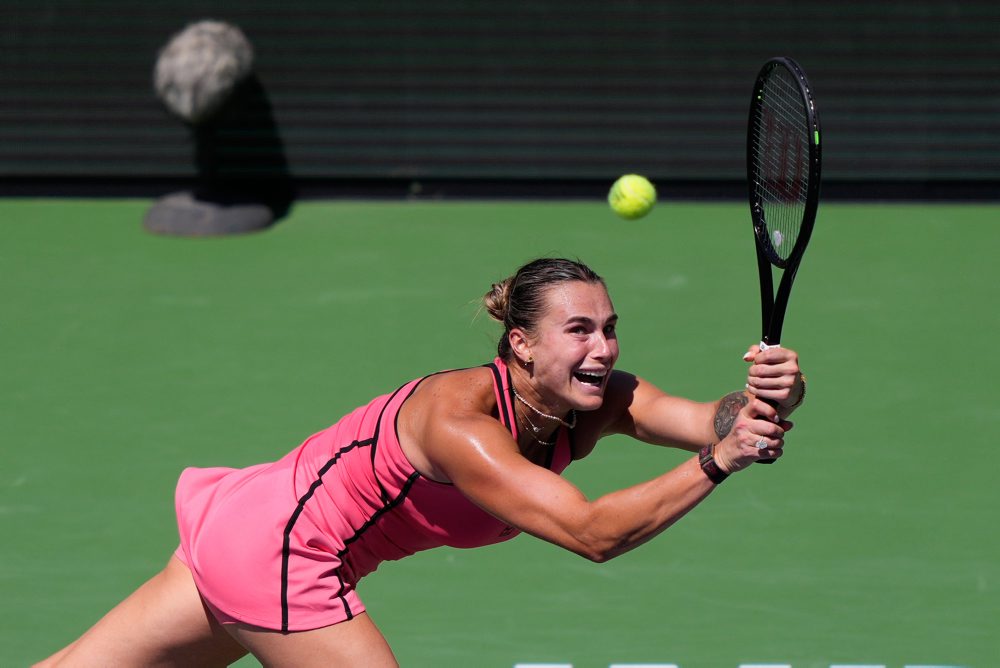 Finále ženskej dvojhry v Indian Wells: Arina Sobolenková (Biel.-1) - Jelena Rybakinová