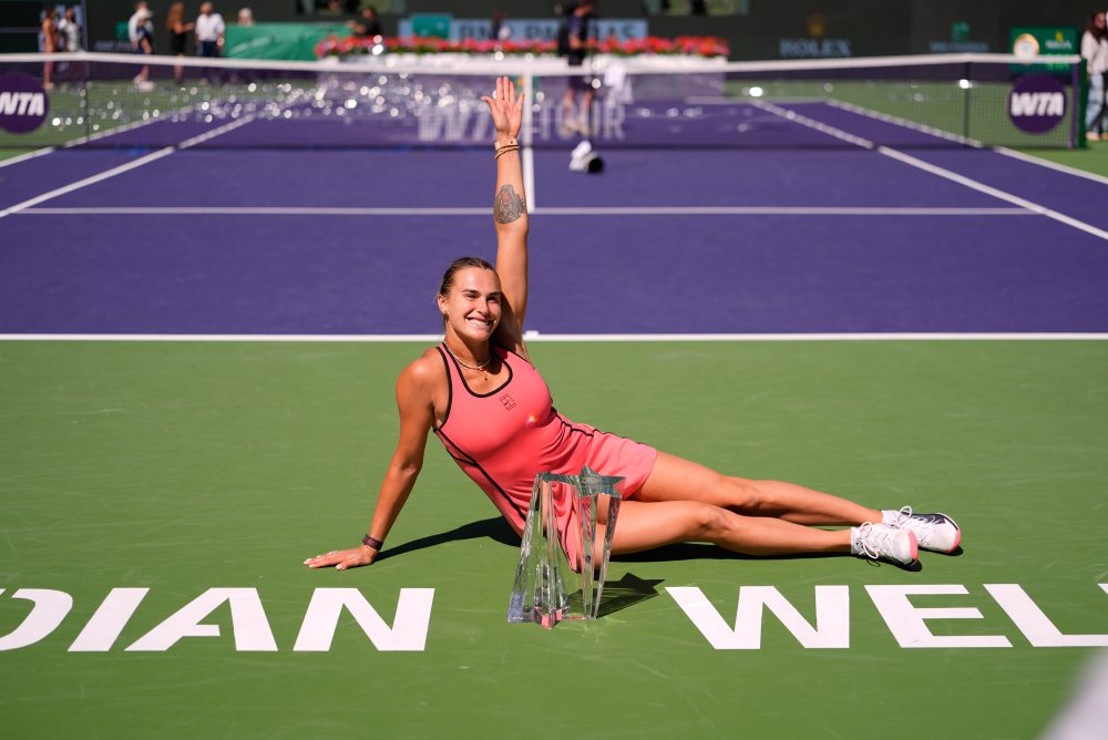 Finále ženskej dvojhry v Indian Wells: Arina Sobolenková (Biel.-1) - Jelena Rybakinová