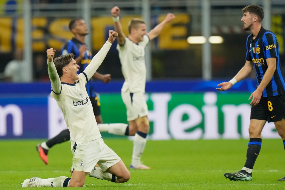 2. kolo ligovej fázy Ligy majstrov: Inter Miláno - Club Bruggy 