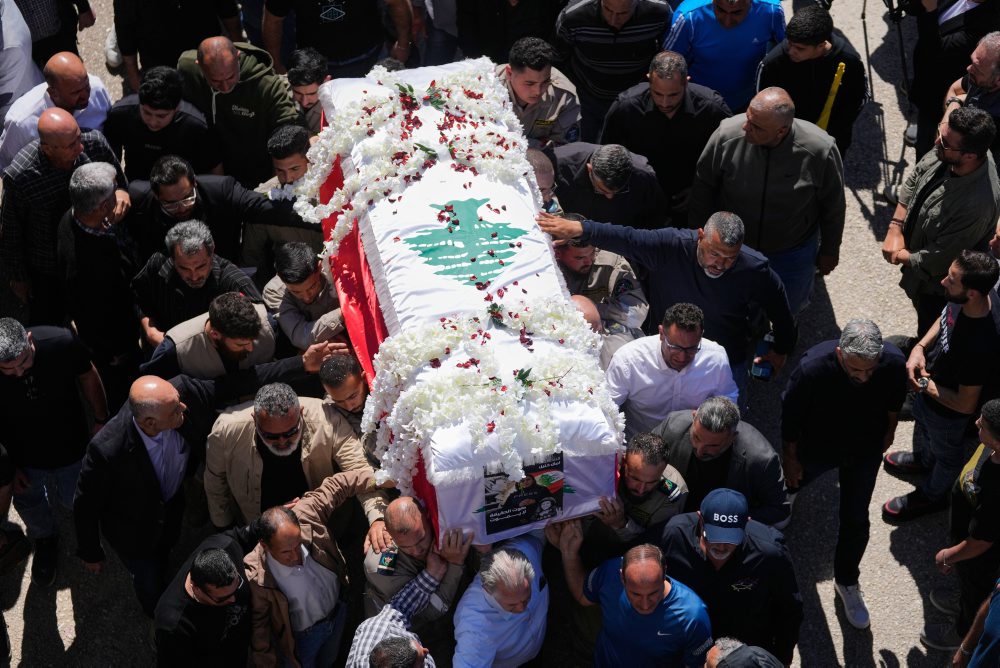 Pohreb libanonskej novinárky Amaly Chalílovej