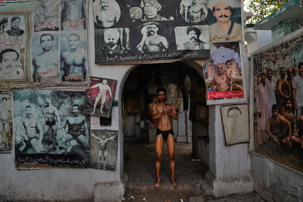 Denný život v pakistanskom meste 