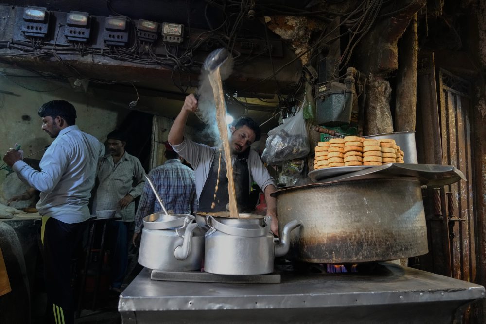 Denný život v pakistanskom meste 