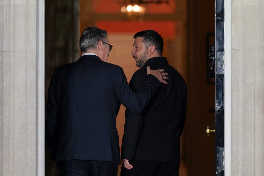 Zelenskyj, Starmer, Merz a Macron v Londýne 