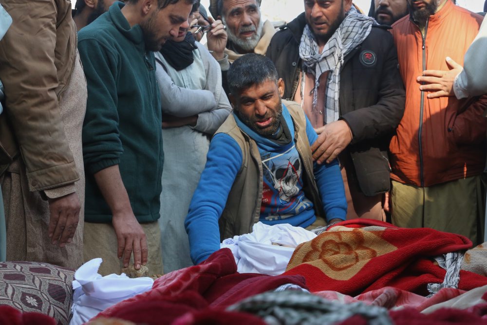 Zrútenie domu v Afganistane