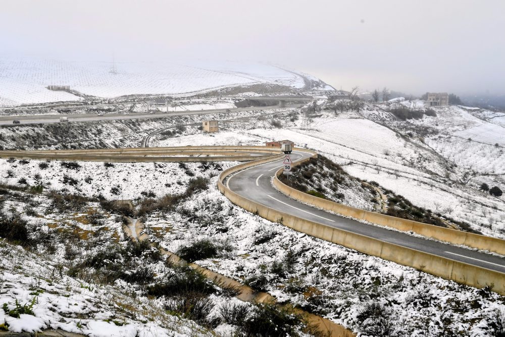 Sneženie v Alžírsku