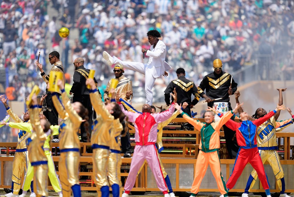 Záverečný ceremoniál MS 2026 vo futbale v americkom East Rutherforde
