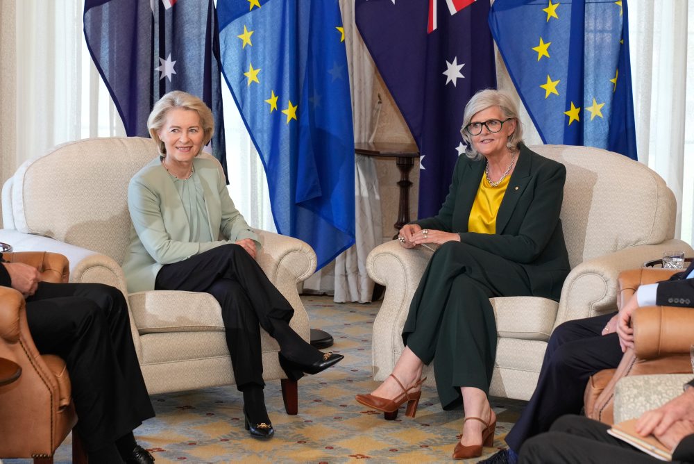 Predsedníčka Európskej komisie Ursula von der Leyenová pricestovala na trojdňovú návštevu Austrálie 