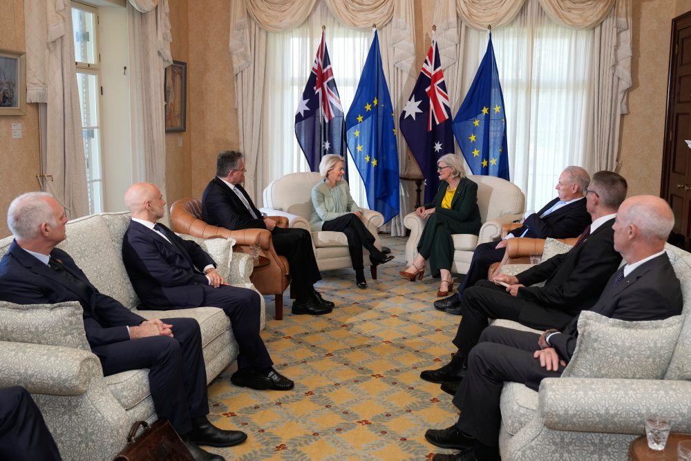 Predsedníčka Európskej komisie Ursula von der Leyenová pricestovala na trojdňovú návštevu Austrálie 