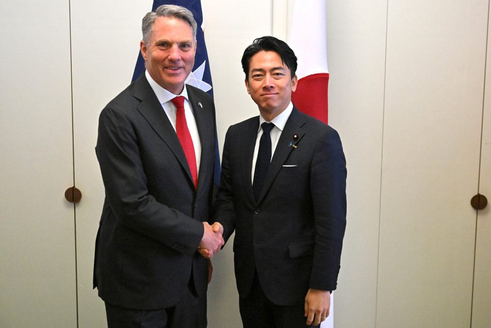 Japonský minister obrany v Austrálii 