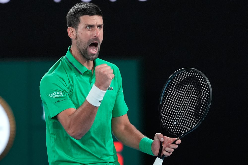 srbský tenista Novak Djokovič