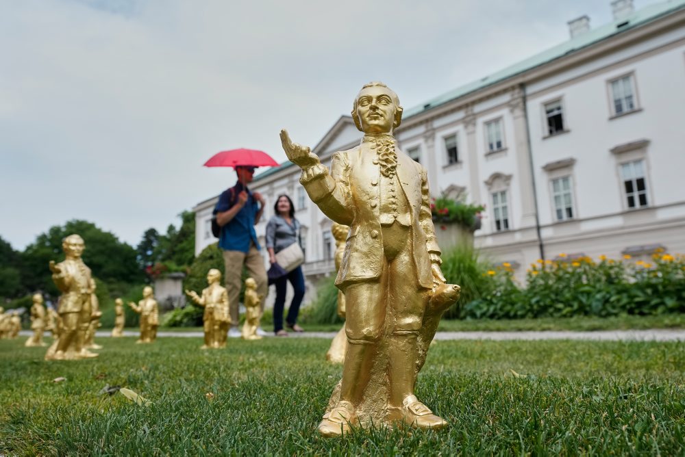 270. výročia narodenia rakúskeho skladateľa Wolfganga Amadeusa Mozarta v Salzburgu