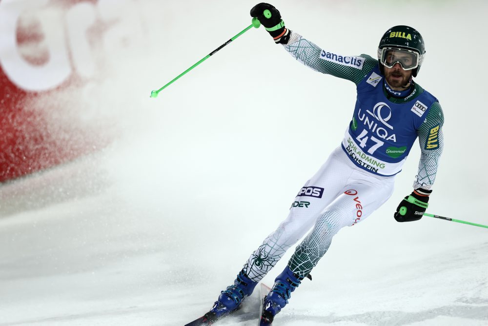 2. kolo nočného obrovského slalomu v Schladmingu 