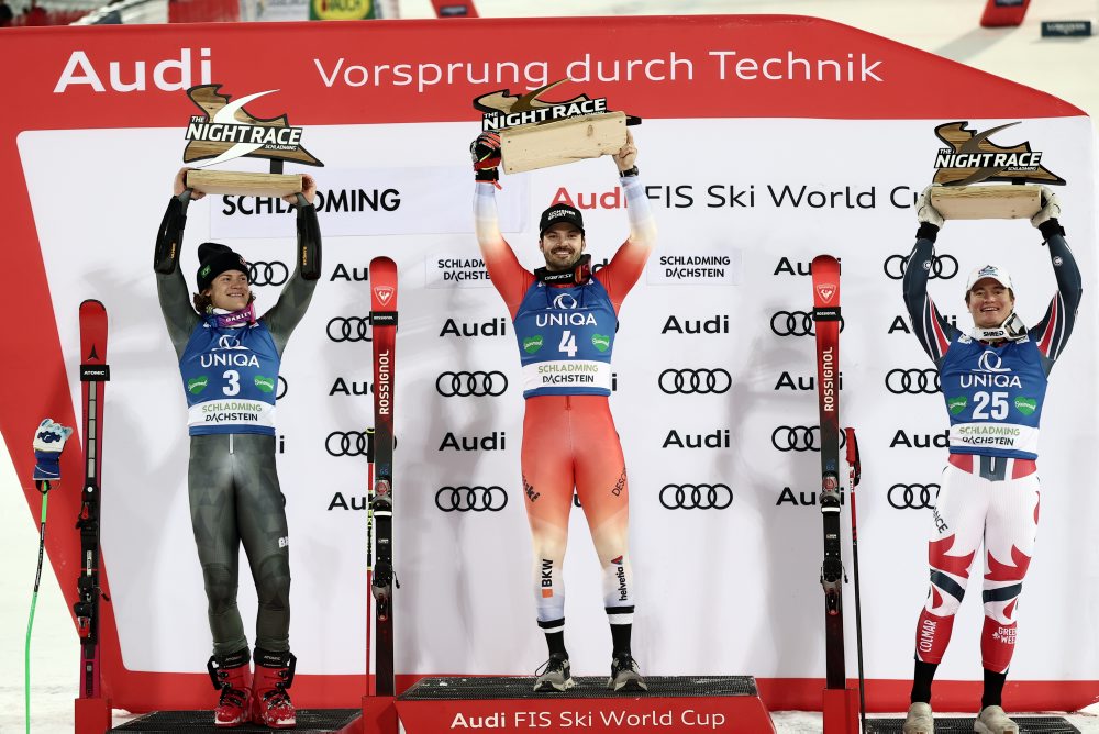 2. kolo nočného obrovského slalomu v Schladmingu 