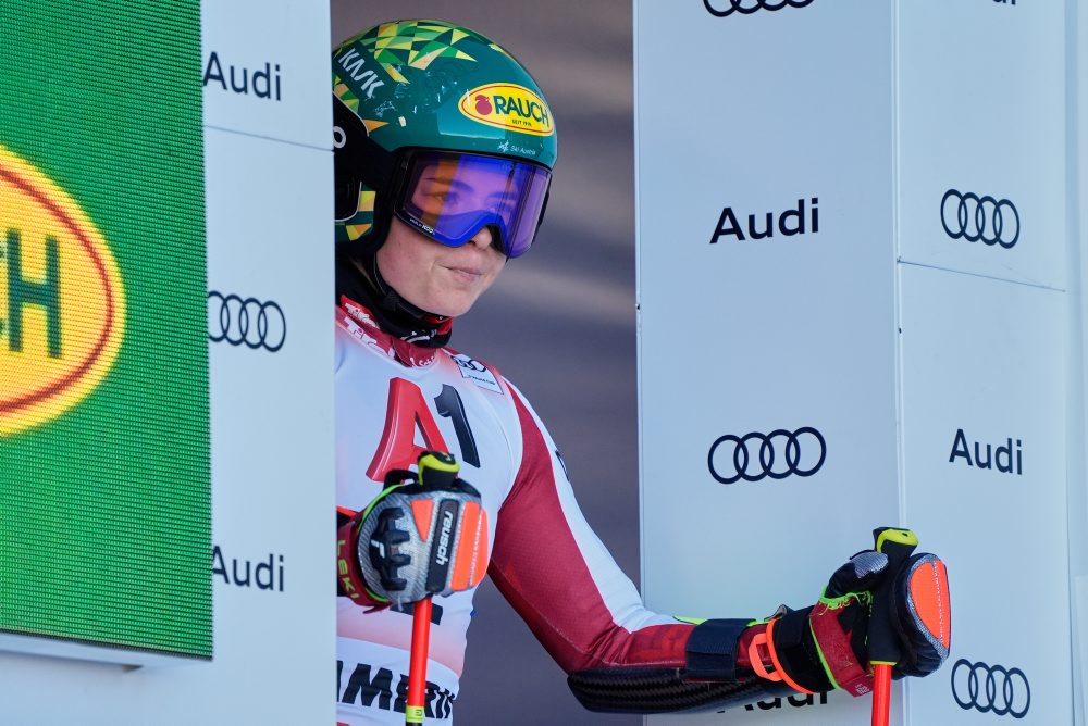 1. kolo obrovského slalomu žien 