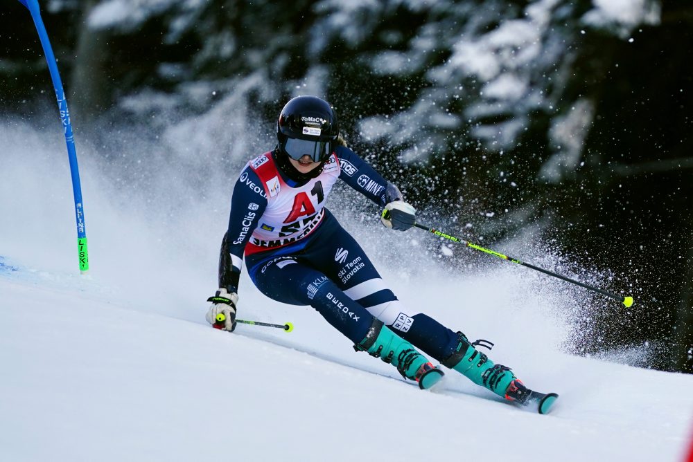 1. kolo obrovského slalomu žien 