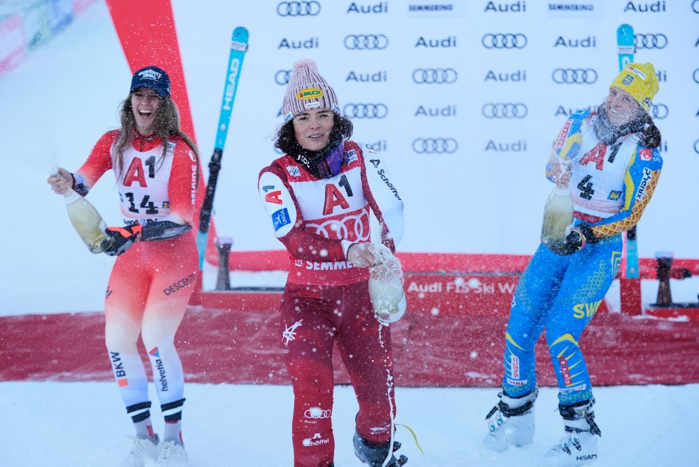 2. kolo obrovského slalomu žien 