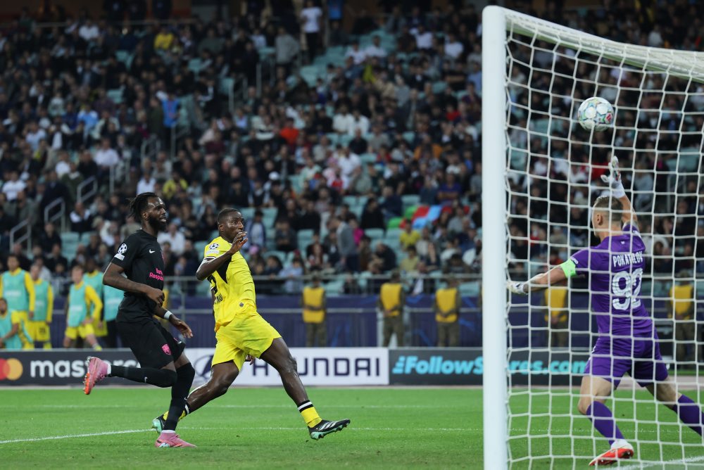 Liga majstrov vo futbale: Sabah Baku - Borussia Dortmund