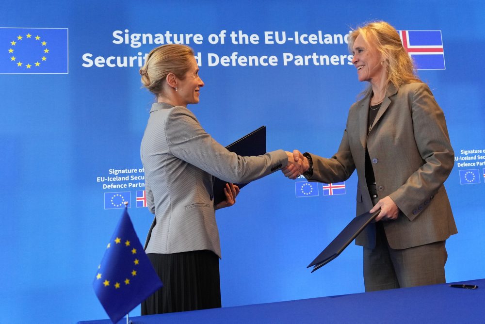 Podpis obrannej dohody medzi EÚ a Islandom 