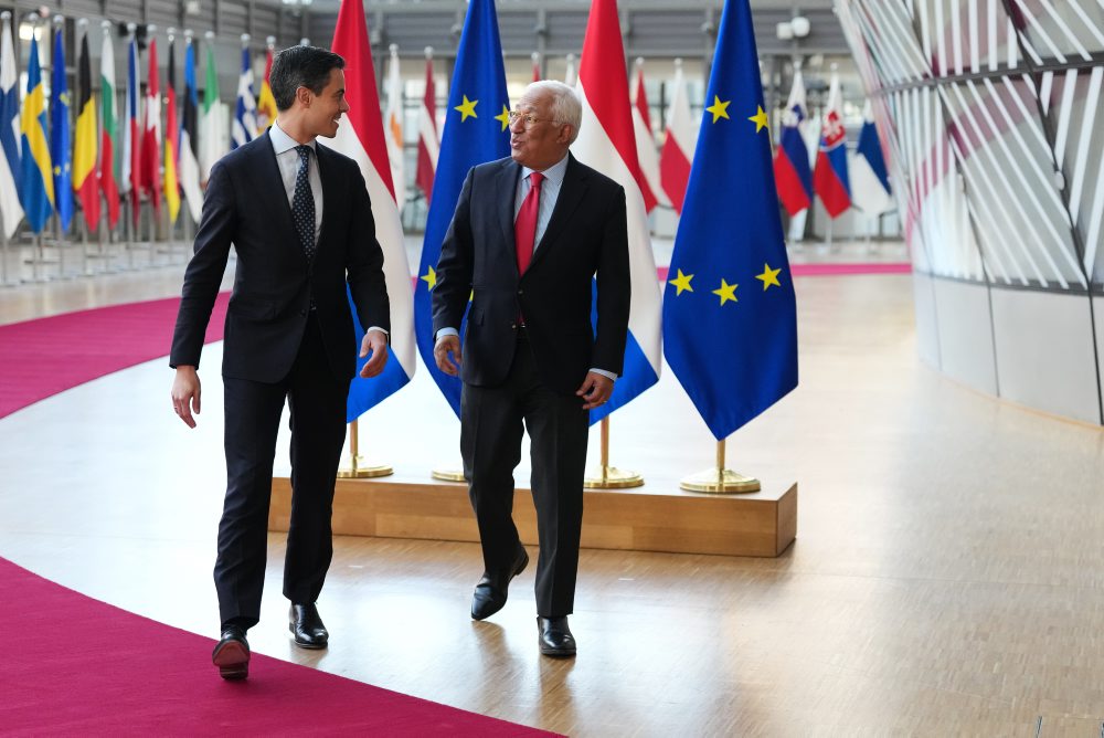 Holandský premiér Rob Jetten sa v Bruseli stretl s predsedom Európskej rady Antóniom Costom