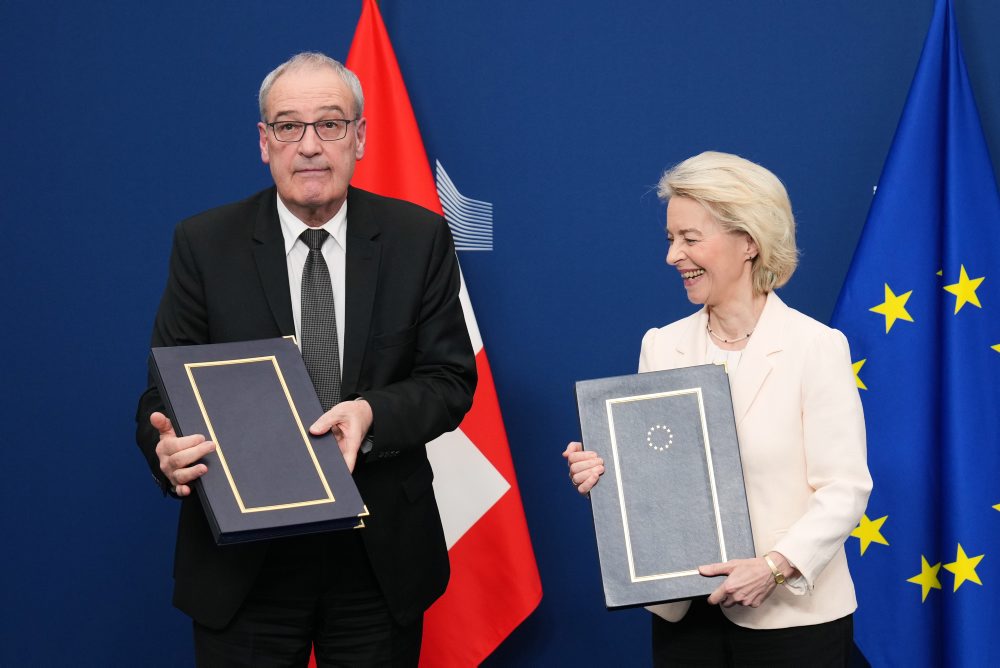 Podpis dohody o posilnení spolupráce medzi EÚ a Švajčiarskom