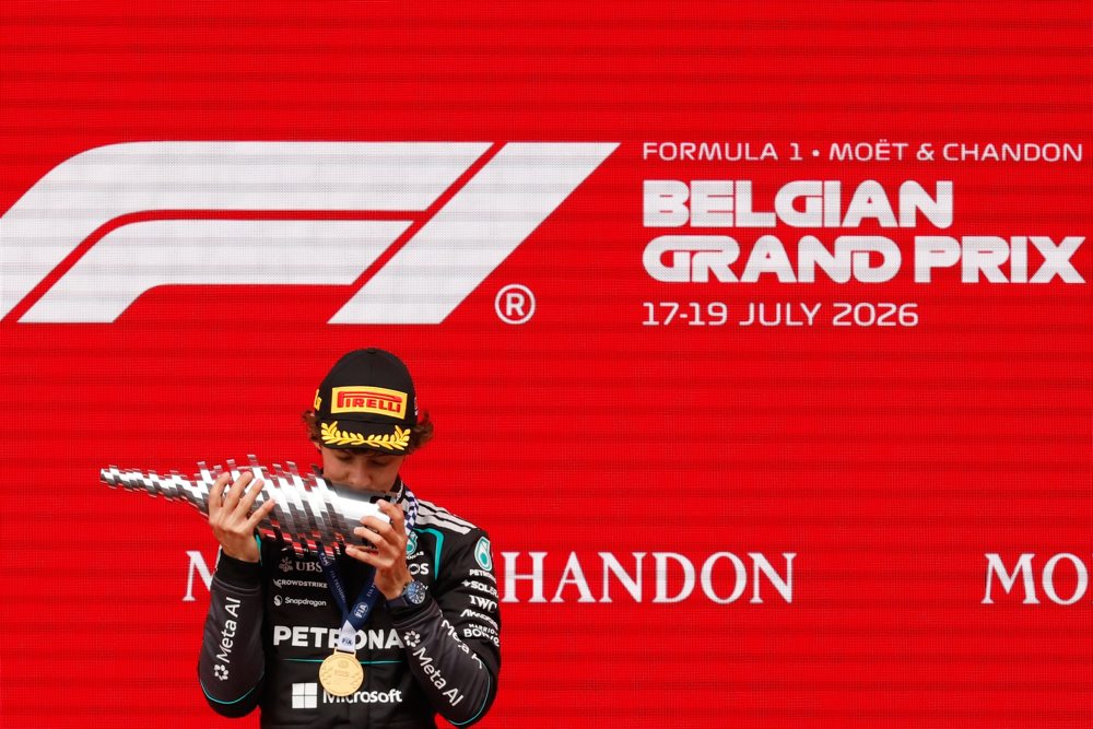 Talian Kimi Antonelli triumfoval na Veľkej cene Belgicka pred Leclercom a Verstappenom