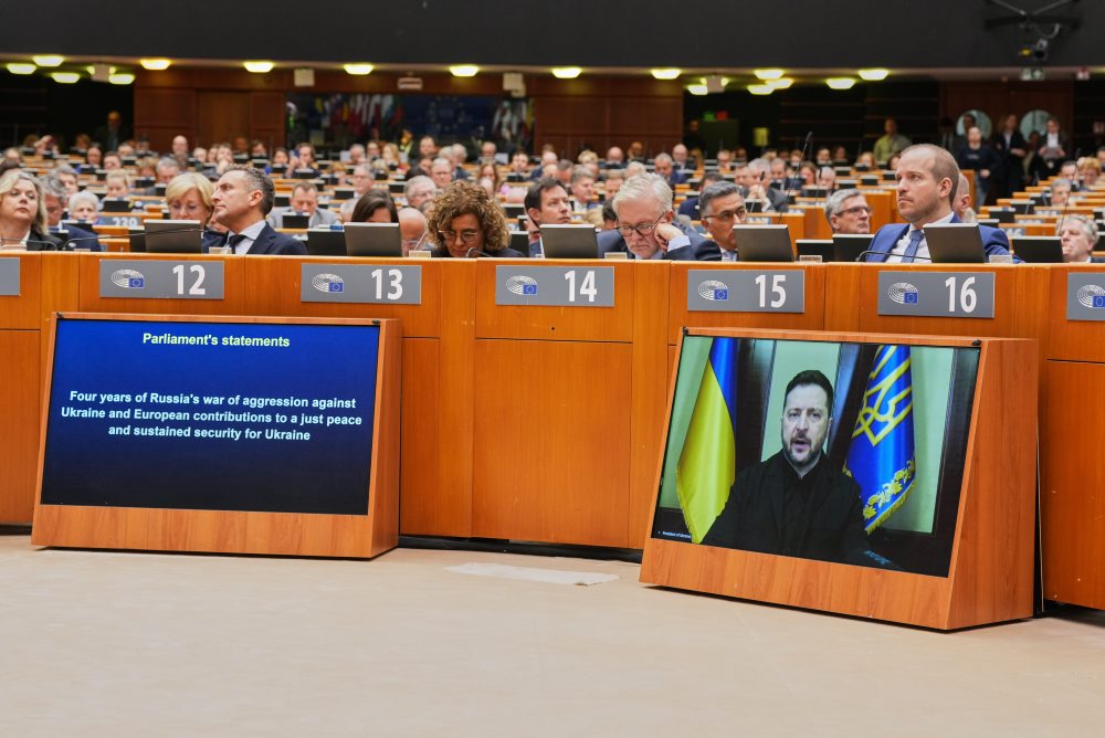 Mimoriadne zasadnutie Európskeho parlamentu pri príležitosti štvrtého výročia začiatku vojny na Ukrajine