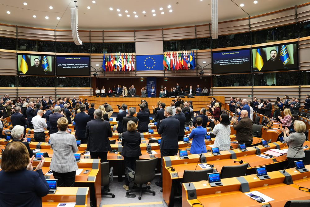 Mimoriadne zasadnutie Európskeho parlamentu pri príležitosti štvrtého výročia začiatku vojny na Ukrajine