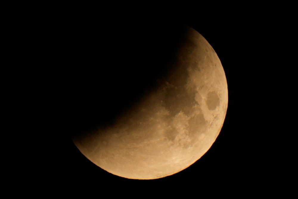 Úplne zatmenie mesiaca v USA