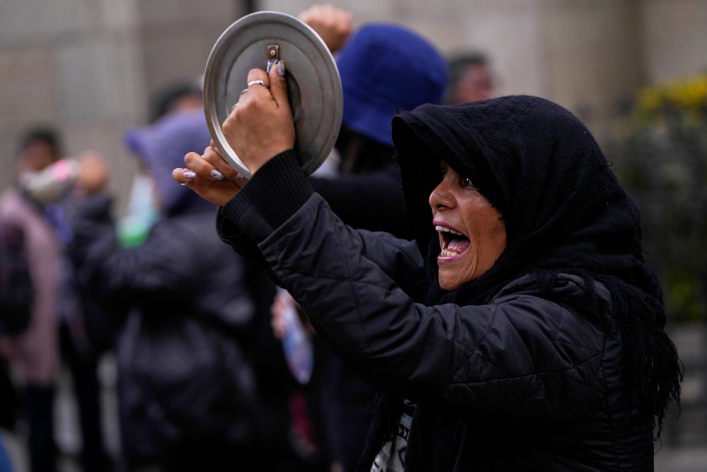 Protest v Bolívii 