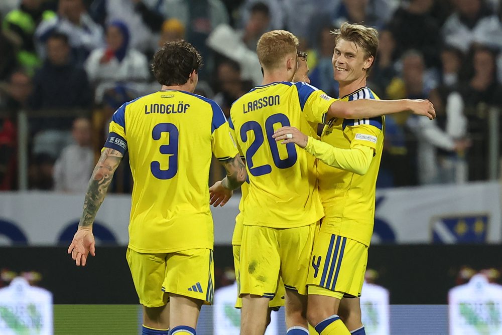 B-divízia - 4. skupina Ligy národov: Bosna a Hercegovina - Švédsko
