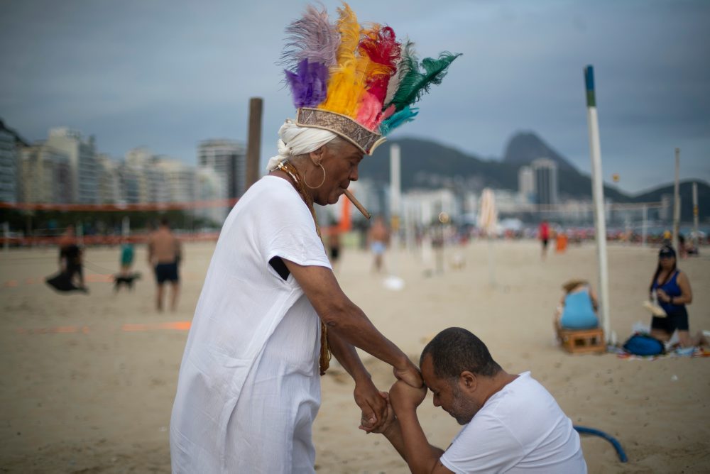 Uctenie pamiatky bohyne mora v Brazílii