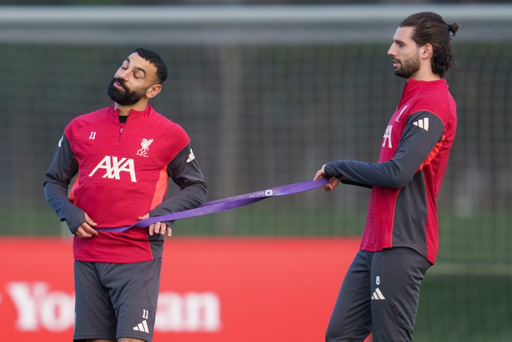 Tréning Liverpoolu pred zápasom Ligy majstrov proti 