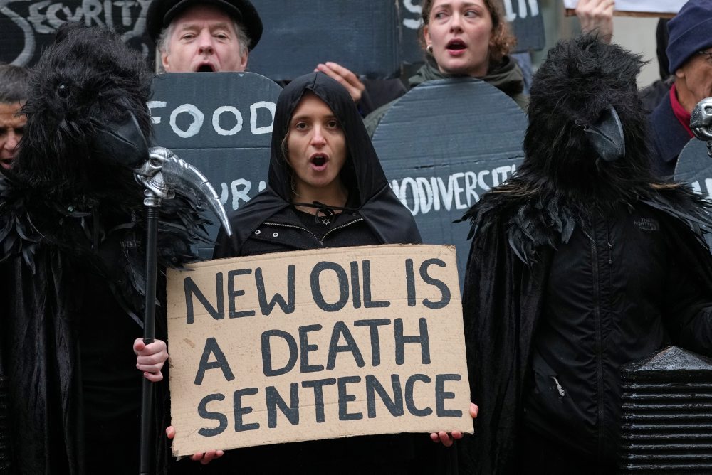 Protest v Londýne