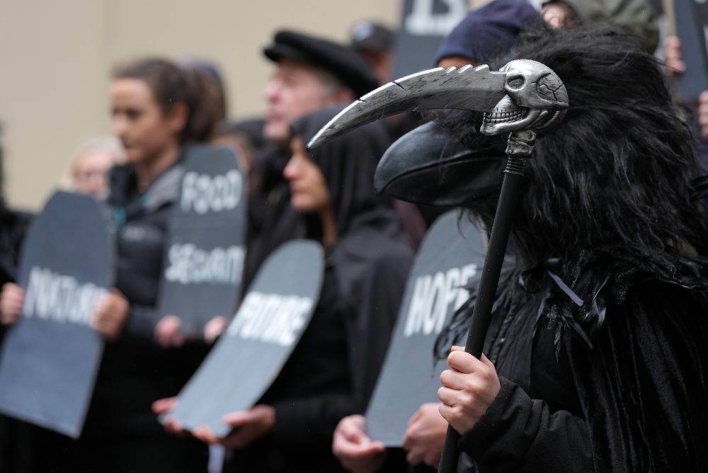 Protest v Londýne
