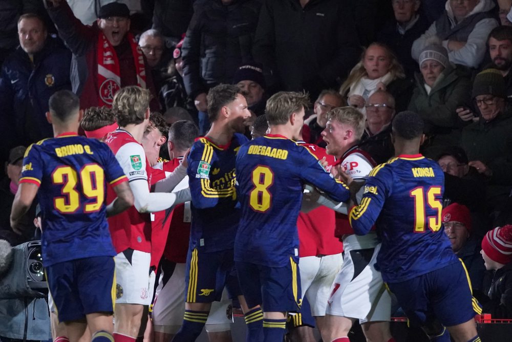 Osemfinále anglického Ligového pohára: Fleetwood Town - Arsenal Londýn 