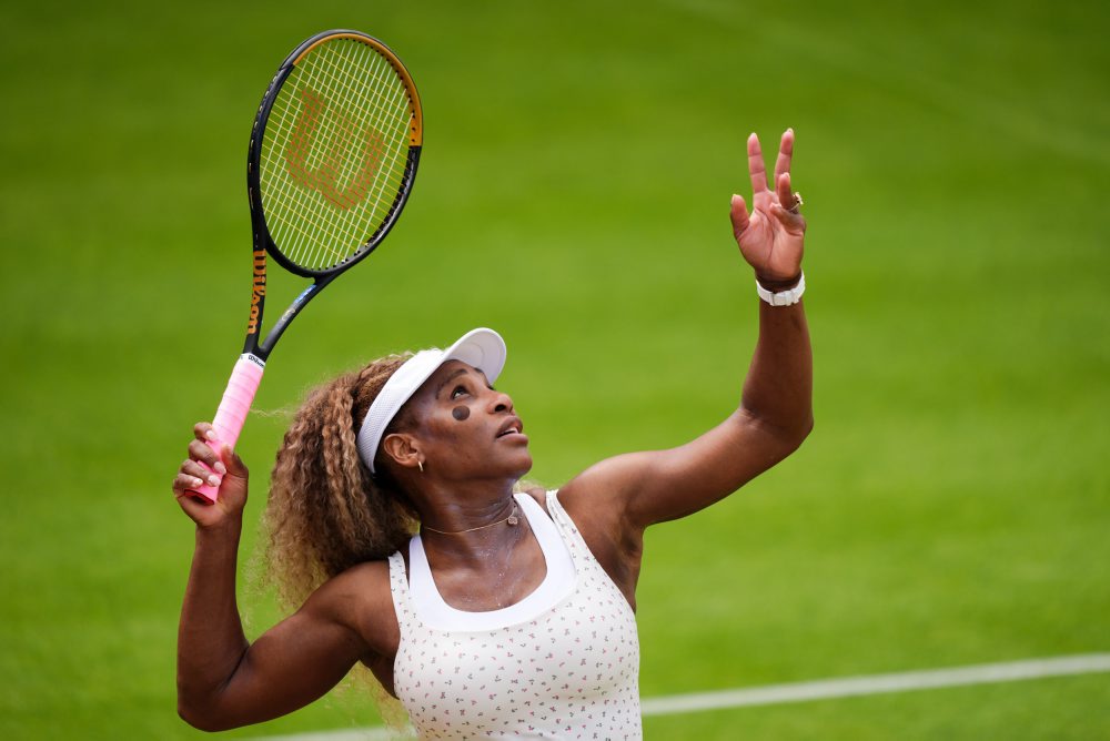 Američanka Serena Williamsová na tréningu
