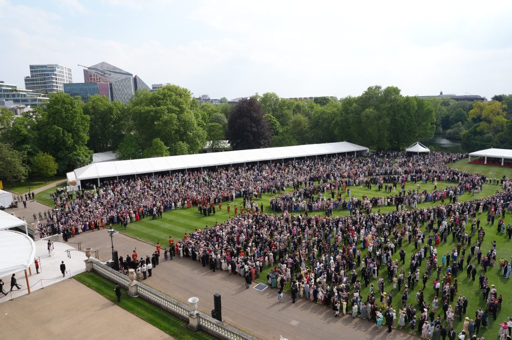 Záhradná slávnosť v Buckinghamskom paláci