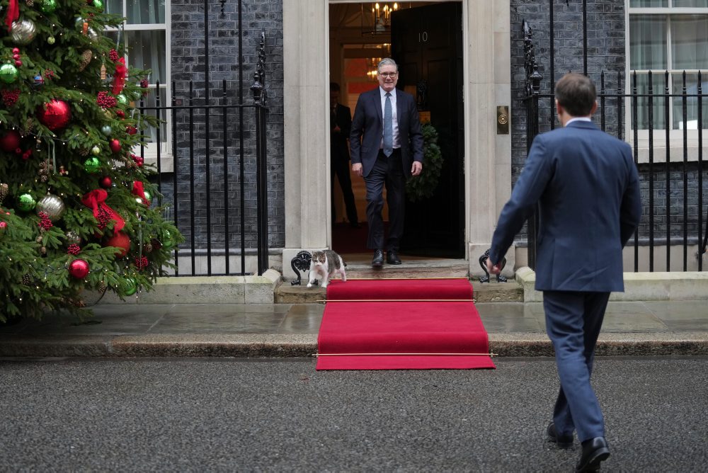 Francúzsky prezident Emmanuel Macron v Británii 