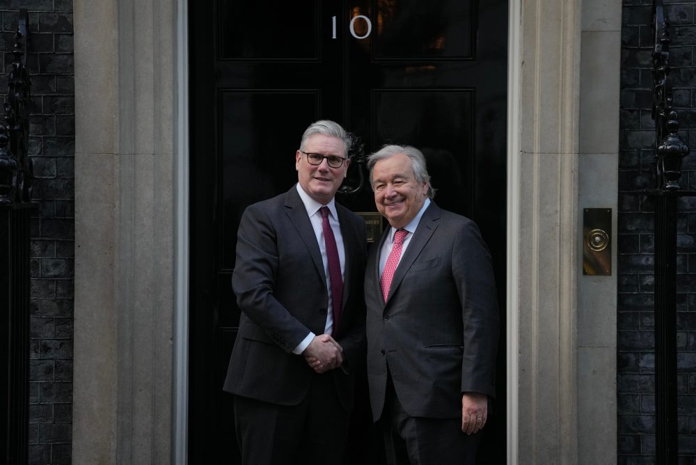 Guterres sa stretol s britským premiérom 