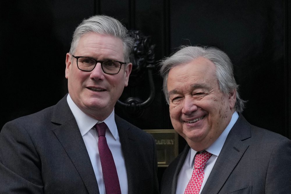 Guterres sa stretol s britským premiérom 