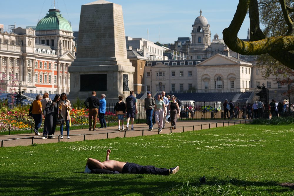 Slnečné počasie v Londýne 