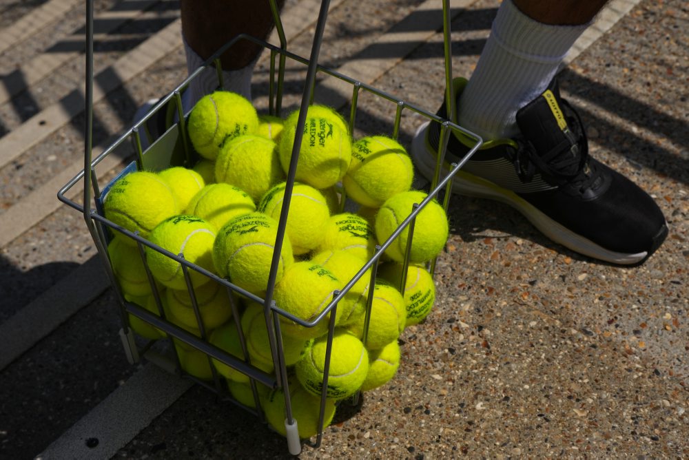 Tenisové loptičky na grandslamový turnaj Wimbledon v Londýne